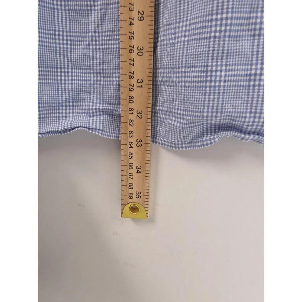 Polo Ralph Lauren Shirt Mens‎ XL Blue Classic Fit Check Button Down Cotton